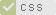 Valid CSS