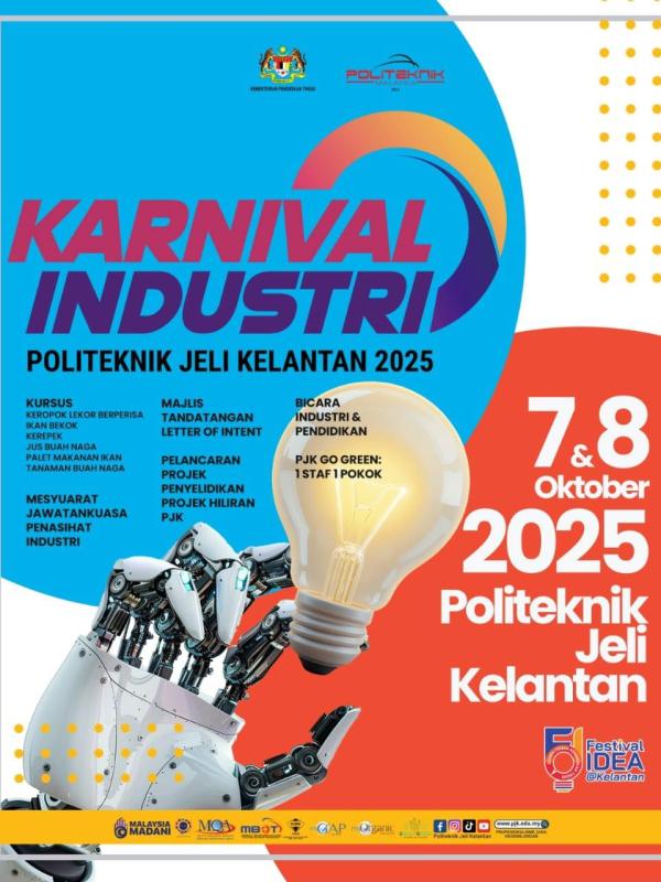 Karnival Industri Politeknik Jeli Kelantan 2025